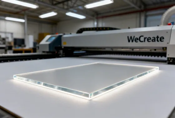 Laser cut acrylic signage for retail and commercial use